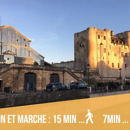 Appartement Lumineux, Wi-Fi Et Parking Prive Niort Exterior photo