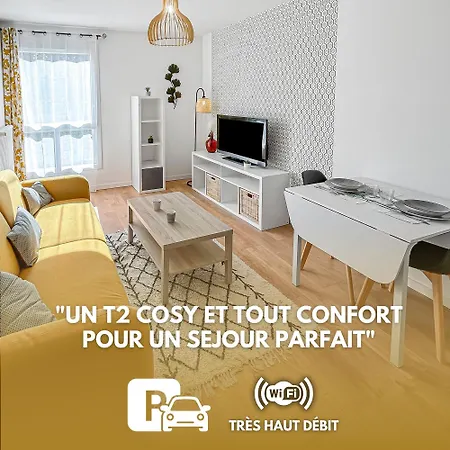 Appartement Lumineux, Wi-Fi Et Parking Prive Niort Exterior photo